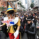 Artist Kacey Wong brought “the Pinocchio” to the January 1 Hong Kong protest.